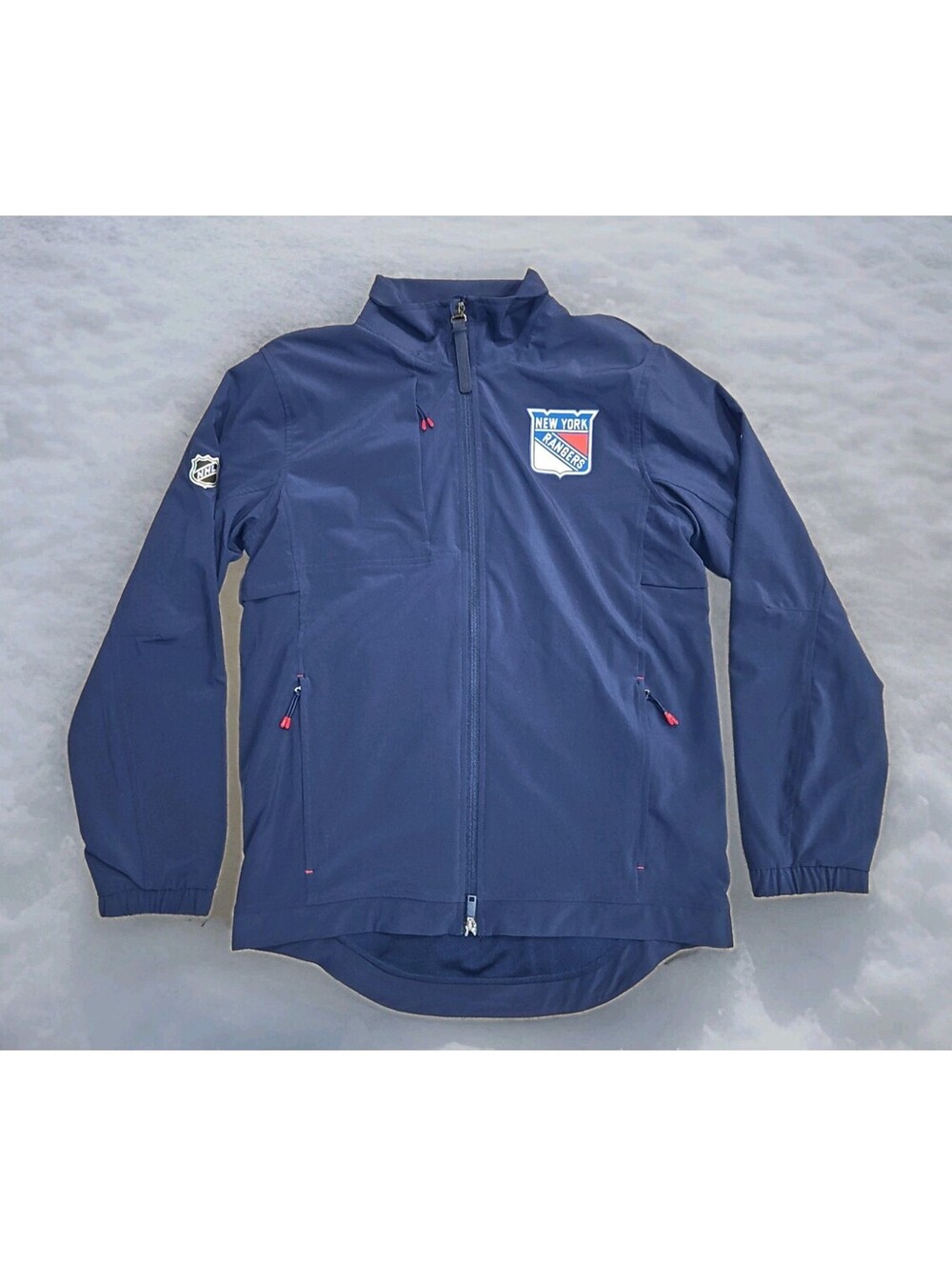 NEW New York Rangers Fanatics Authentic Pro Rink Full-Zip Coaches Jacket SM